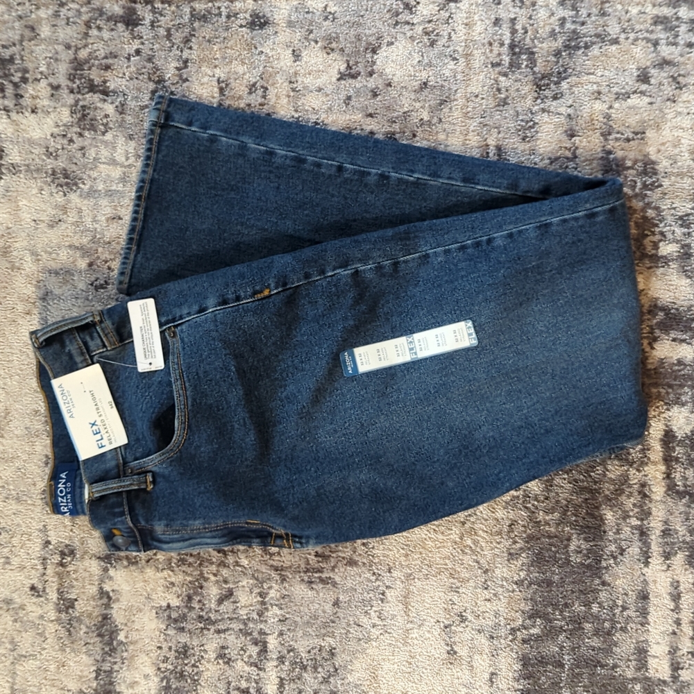 Arizona Relaxed Straight Flex Jeans | Blue Jeans | Men's Jeans | 32x32